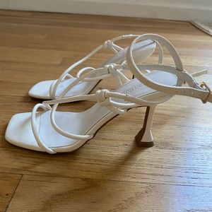 White Strappy Sandals
